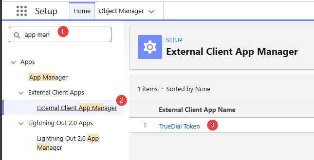 External Client App Manager